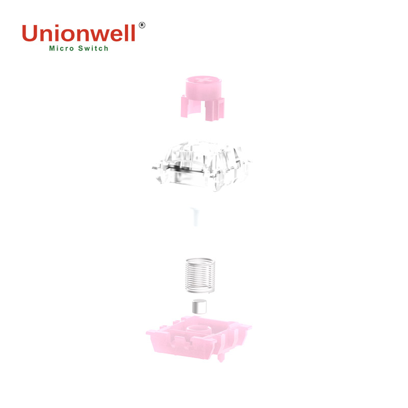 gaming magnetic keyboard switch exploded view